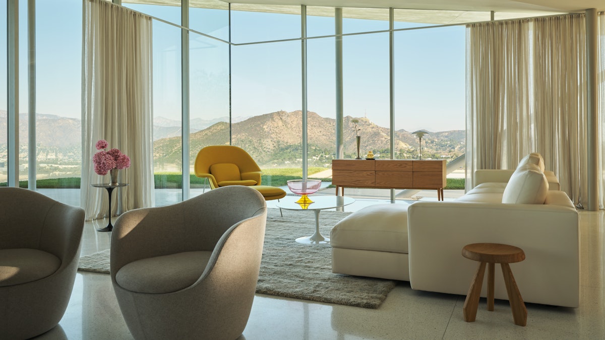 Reid Modular with Storage Chaise in a living room setting