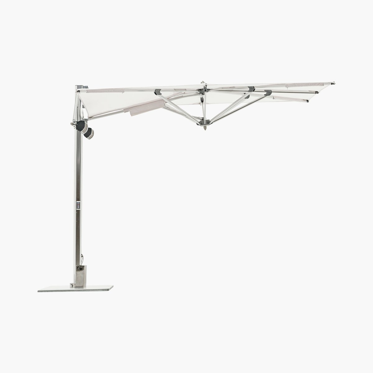 Tuuci Ocean Master Max Low-Profile Cantilever Umbrella w/Heating & Lighting