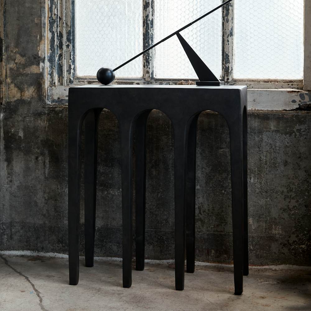 Bow Console and Interconnect Candleholder