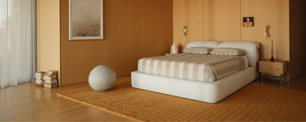 Kelston Bed, Wiley Bedding and Jude Rug